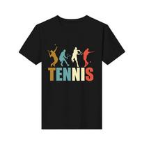 Vintage Tennis Retro Style Stars Stripes Anime Best Seller Top Men's Harajuku T-shirt New Kawaii Graphic T Shirt Men Clothing S
