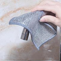 Virtuvės viryklė Sidabrinė viela Skuduras Plieninė viela Indų plovimo šluostė Nelipnus aliejus Aliejaus šalinimas Purvas Metalas Sidabrinė viela Valymo skuduras 10pcs (recommend) gray