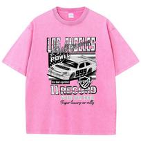 Los Angeles First Hand Experience 11 Record Print Clothes Man Casual Loose Tshirts O-Neck Summer T-Shirts Cotton S