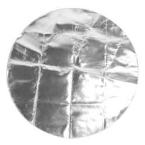 Round Fire Pit Mat Fireproof Outdoor terrace Barbecue Grill Deck Protection Pad SuppliesSilver Gray sidabro pilka spalva