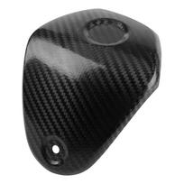 Motorcycle Scooter Carbon Fiber Handlebar Clamp Seat Cover for YAMAHA XMAX 300 XMAX300 1718 black