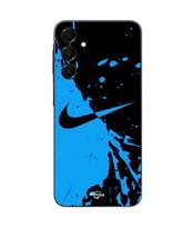 Case For Samsung Galaxy A15 nike logo Color black and blue Maniacase juoda