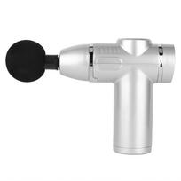 Mini Portable Deep Tissue Massage Gun Pain Relief Handheld Body Muscle Massager (Gray) white