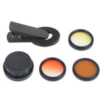 Deep Sea Photography Filter Lens with Macro Coral Mirror for Sea Underwater Shooting black