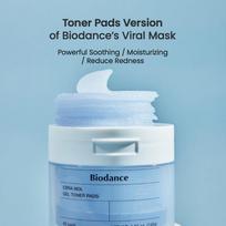 Biodance Cera-Nol Gel Toner Pads 60ea AUTHENTIC STORE white