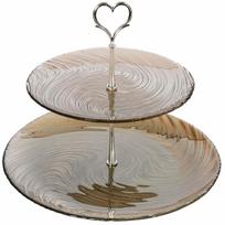 Tortinė Hermia Elisya 2KFS, 28 cm, 28 cm, Ø 28 cm, Pilka sp.