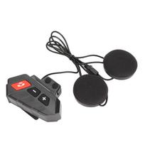 Motociklininko šalmas Bluetooth ausinė IP65 vandeniui atspari belaidė šalmo ausinė palaiko FM radiją ir