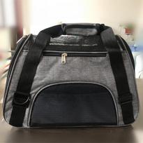 Pet Travel Cat Bag Four Sided Mesh Breathable Handheld Single Shoulder Diagonal Cross Fashion Cat Dog Tote Bag With Cotton Mat Y1562YY-S