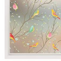 Privatumo langų plėvelė Dekoratyvinis popierinis lipdukas Ne lipnus Nėrinių gėlių lipdukas Namų biuras Statinė lipni stiklo folija Plotis 90 cm 30x100cm