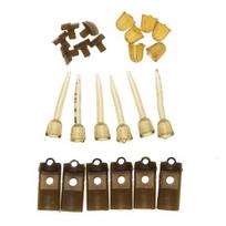 24Pcs/Set Carp Fishing Swivel Rig Cover Silicone Anti-tangle Sleeve Tube Fishing Quick Change Swivel Rig Protector Fishing Accessories 24PCS