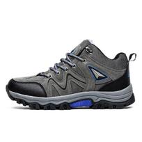 Winter Velvet Men's Hiking Boots Outdoor Warm Fur Trekking Sneakers Man Non-slip High Top Climbing Shoes For Men tenis masculino 39