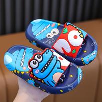 Kid Gir Slippers Summer Boys Cartoon Indoor Bathing Girls Cute Baby Home Child Slippers Soft Soles Indoor Bathing Non Slip Shoe 24-25-insole14CM raudona