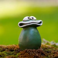 Creative Resin Crafts Outdoor Big Mouth Frog Garden Home Tabletop Ornament