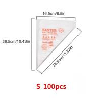 100 vnt laminavimo purkštukų maišelis plastikinis vienkartinis skaidrus mažo dydžio kreminis pyragas suspaudžiamas maišelis kepimo desertas virtuvės įtaisai 100pcs white
