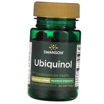 Ubiquinol, Ubiquinol Maximum Strength 200, Swanson 30gelcaps (70280032) 30softgels
