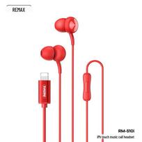 Remax In-Ear Headphones with Mic and Wired Control for Apple & Android, Heavy Bass