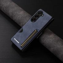 Retro Protective Phone Case for Samsung Z Fold 6 5 4 3Fold6 Fold5 Fold4 Fold3 5G Card Slot Holder Wallet Hard Leather Cover Galaxy Z Fold5