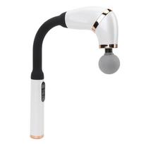 Massage Gun with Extension Handle U Shaped Deep Tissue 4 Massage Heads 6 Speed Levels Percussion balta
