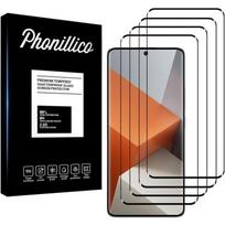 Tempered Glass for Xiaomi Redmi Note 13 PRO PLUS 5G / Redmi Note 13 PRO+ 5G [Pack 4] Phonillico® Screen Protector Glass Film skaidri