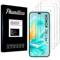 Tempered Glass Film for Honor 200 Lite 5G [Pack 4] Screen Protector Glass Phonillico