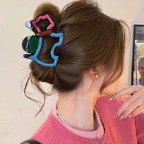 Large Hair Clip One Size mėlyna