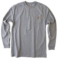 Long sleeve with pocket HEATHER GRAY L [Carhartt] T-shirt [item]
