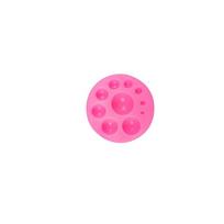 3D Perlinis Fondanto Formelė Pusiau Apvalus Šokolado Silikoninis Formelė Pusiau Apvalus Torto Dekoravimo Įrankis Virtuvės Kepimo Aksesuarai Keksiukas pink