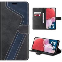 Coque - BOOLING - pour Samsung Galaxy A04s et A13 5G- Noir - Protection Folio - Fentes pour Cartes juoda