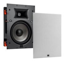 JBL STUDIO 6-8IW Dviejų juostų montuojamas garsiakalbis 8  su aukštų ir žemų dažnių lygio reguliavimu, JBL by HARMAN balta