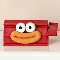 Joyful Sausage Oral Care Device: Convenient to Carry Without Needing Power Supply raudona