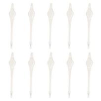 10Pcs Plastic Golf Scoring Pens Wear Resistant Bright Color Lightweight Portable Golf balta