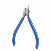 TU7B 4.5in Electronic Diagonal Pliers Cable Side Cutting Nippers Wire Cutter Tool gray