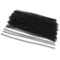 100PCS Spiral Binding Coils 48 Loops 4:1 Pitch A4 Paper Plastic Binding Spines 40 Sheets Capacity