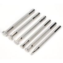 6Pcs Leather Craft Carving Tool Non-Slip Fish Printing Pattern Handle DIY Handcraft Tool(Fish Print