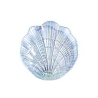 Artistic Mermaid Glass Plate: Vibrant Props for Nail Art & Jewelry Display