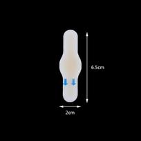 4X Kojų Priežiūros Odos Hidrokoloidiniai Pleistrai Pūslėms Malšinti Kulno Apsaugos Pleistrai 20mm x 65mm gray