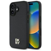 Dkny Dkhmp16Spshrpsk Iphone 16 6.1      Hardcase Black/Black Repeat Pattern Stack Logo Magsafe