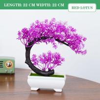 Dirbtiniai Bonsai Augalai Mažas Medelis Vazone Netikri Augalai Gėlės Vazonuose Ornamentai Namams Kambariui Viešbučiui Sodo Stalui Oficialus Dekoras with pot