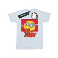 Tom And Jerry Mens Chase Scene T-Shirt S balta