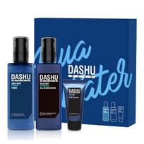 DASHU Mens Aqua Skin Care Basic Set (Toner + Lotion + Cleansing Foam), Moisturizing, Korean Cosmetics, Kbeauty