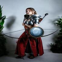 Valkirijos kario šarvų komplektas moterims, fantazijos cosplay kostiumas, LARP kostiumas, viduramžių suknelė gray