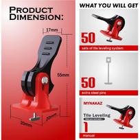 New 50 Sets of Tile Leveling Systems Reusable Tile Tools for Installation