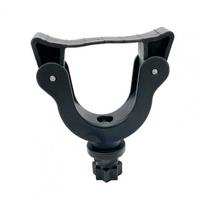 Kayak Paddle Holder Canoe Boat Paddle Board Clip Mount Track Mounted Oars Grip Kayak Accessories Easy to Install gray