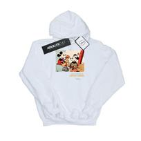 Disney Mens Mickey Mouse Building A Building Hoodie S balta