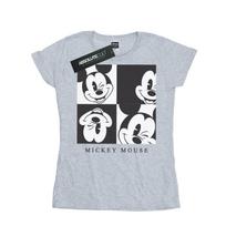Disney Womens/Ladies Mickey Mouse Wink Cotton T-Shirt L pilka