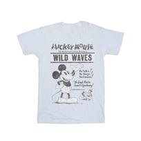 Disney Mens Mickey Mouse Making Waves T-Shirt S