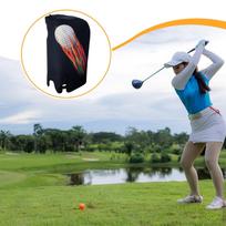 Golf Bag Cover Dustproof , Practical Rainproof Universal Rain Cape for Beginner Outside Black White
