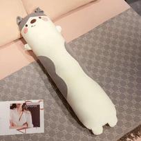 75/100/130CM Huge Soft Body Long Strip Dog Plush Pillow Stuffed Animal Home Decoration Sofa Cushion Children Holiday Gift Toys 75cm