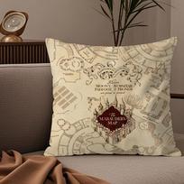 Maginis plėšikų žemėlapis Harny Potter Pagalvės užvalkalas Šilkinis Elegantiškas Komfortas Sofa-lova Nematomas užtrauktukas 30cmx30cm