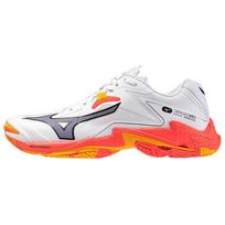Mizuno Wave Lightning Z8 Unisex Baltas Ugnies Koralas Citrusas V1GA240098 40